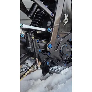 Footbrake titanium kit (6pc)