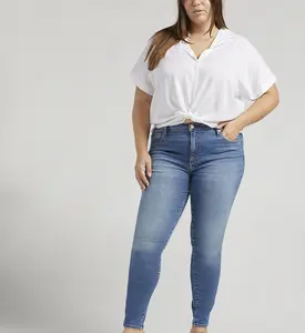 JAG Jeans Women's Forever Stretch High Rise Skinny Jeans Plus Size