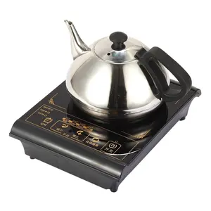 Square Mini Induction Cooker Hot Pot Tea Stove Touch Control Tea Maker
