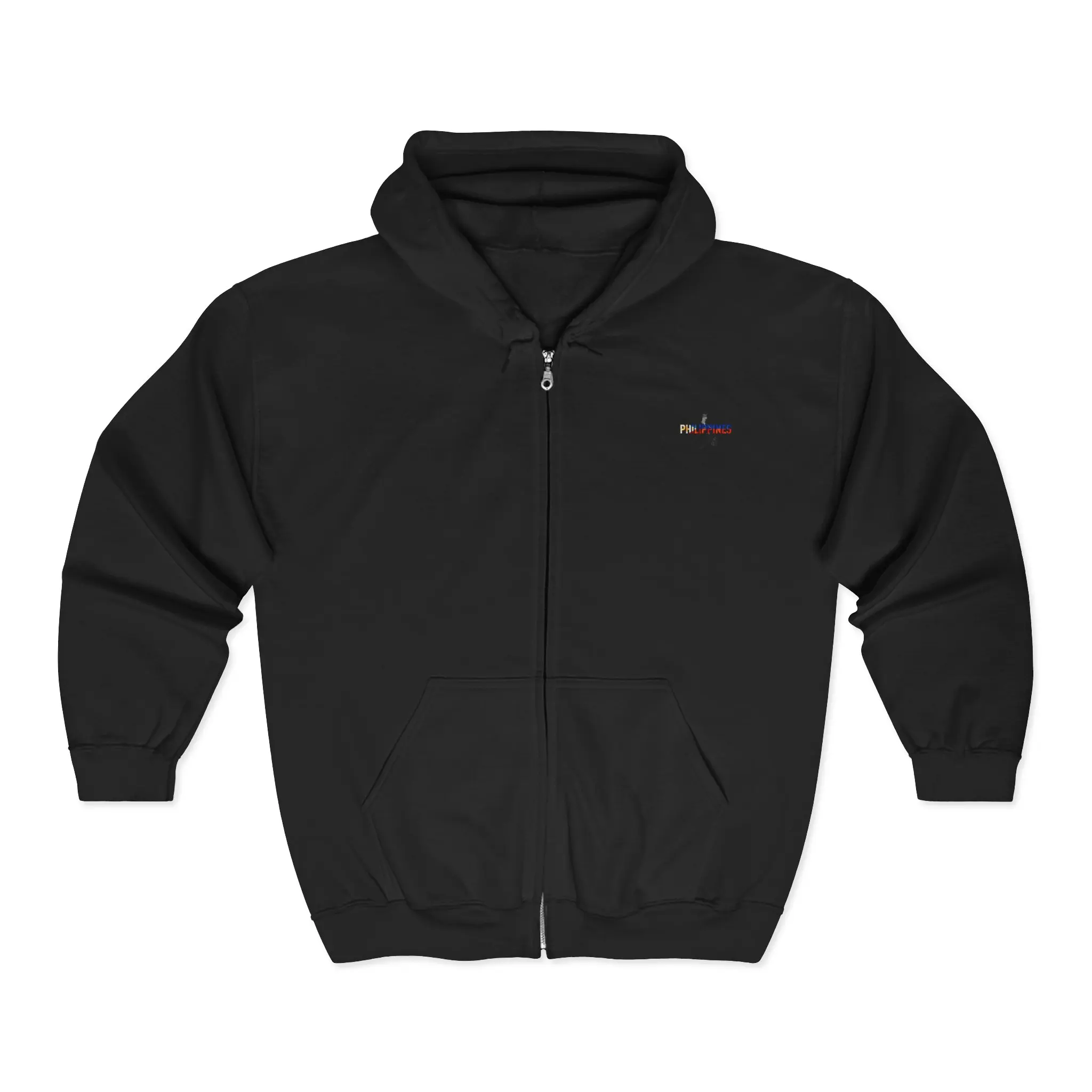 Philippine Flag Full Zip Hoodie, Unisex Zip Sweatshirt, Comfy Hoodie for Filipinos, Filipino Pride Apparel, Perfect Gift for Holidays