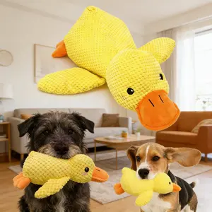 Quack Sound Duck Dog Toy with Built-in Squeaker, Interactive Boredom Relief Chew Toy