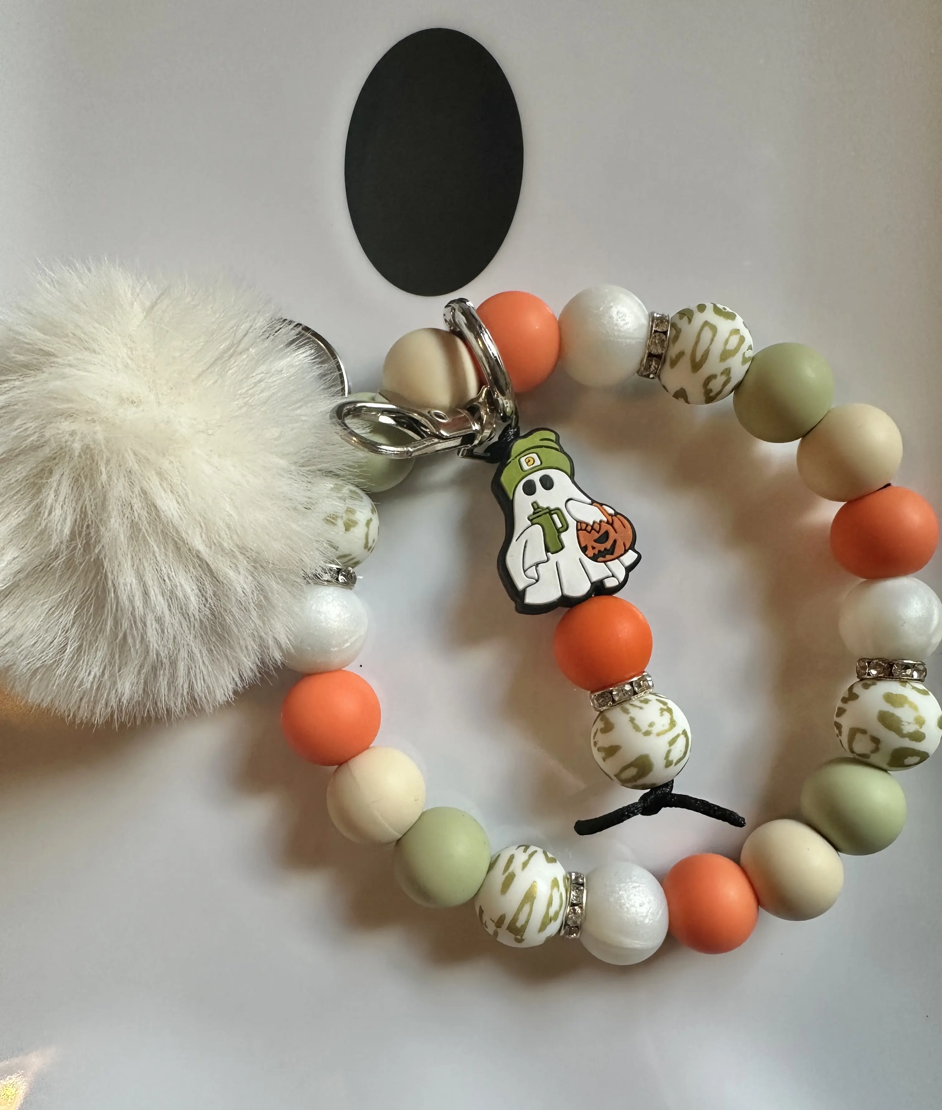 Boo Ghost Camie Keychain & Wristlet