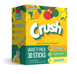 Crush 30 Count Variety Pack (Pineapple, Watermelon, Lemonade)