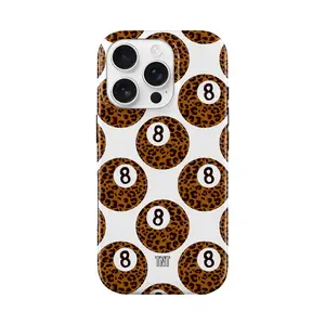 Leopard 8 Ball Western Tough MagSafe Phone Case