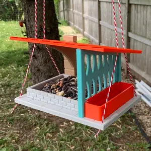 Mid-century modern bird feeder