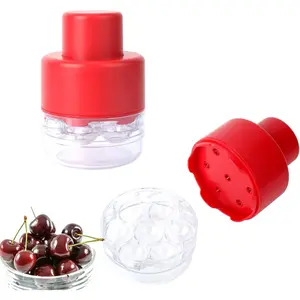 Portable Cherry Core Remover with 7 Individual Holes,Easy to Use,Multi-Function Cherry Seed Remover Tool for Making Cherry Jam