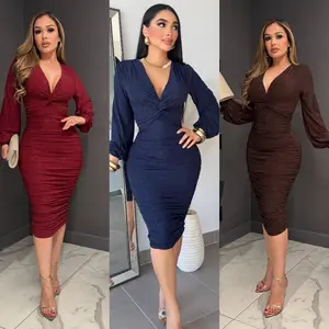 🎀Selene Dress Ruched Womenswear