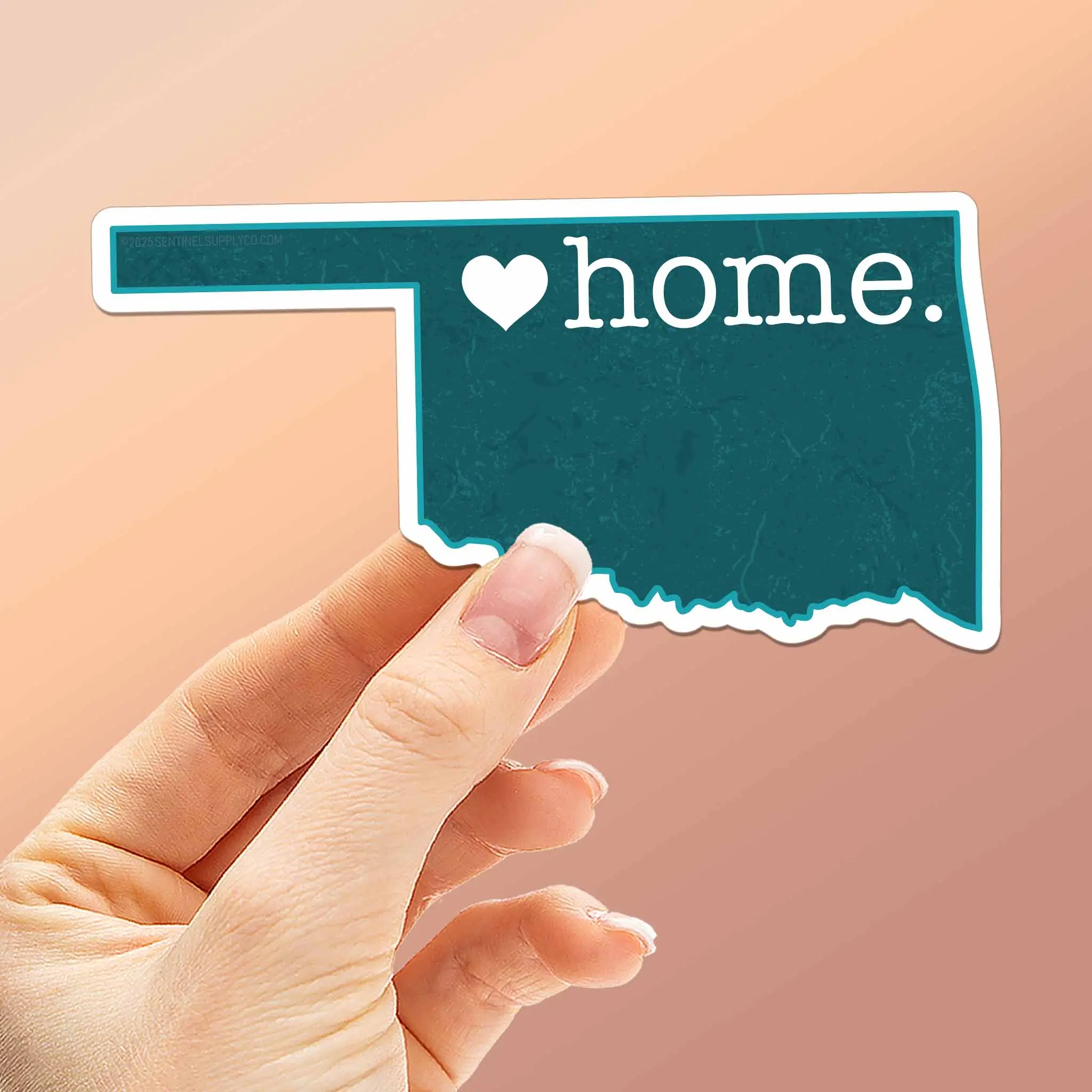 Oklahoma Home Sticker - Cute OK Decals