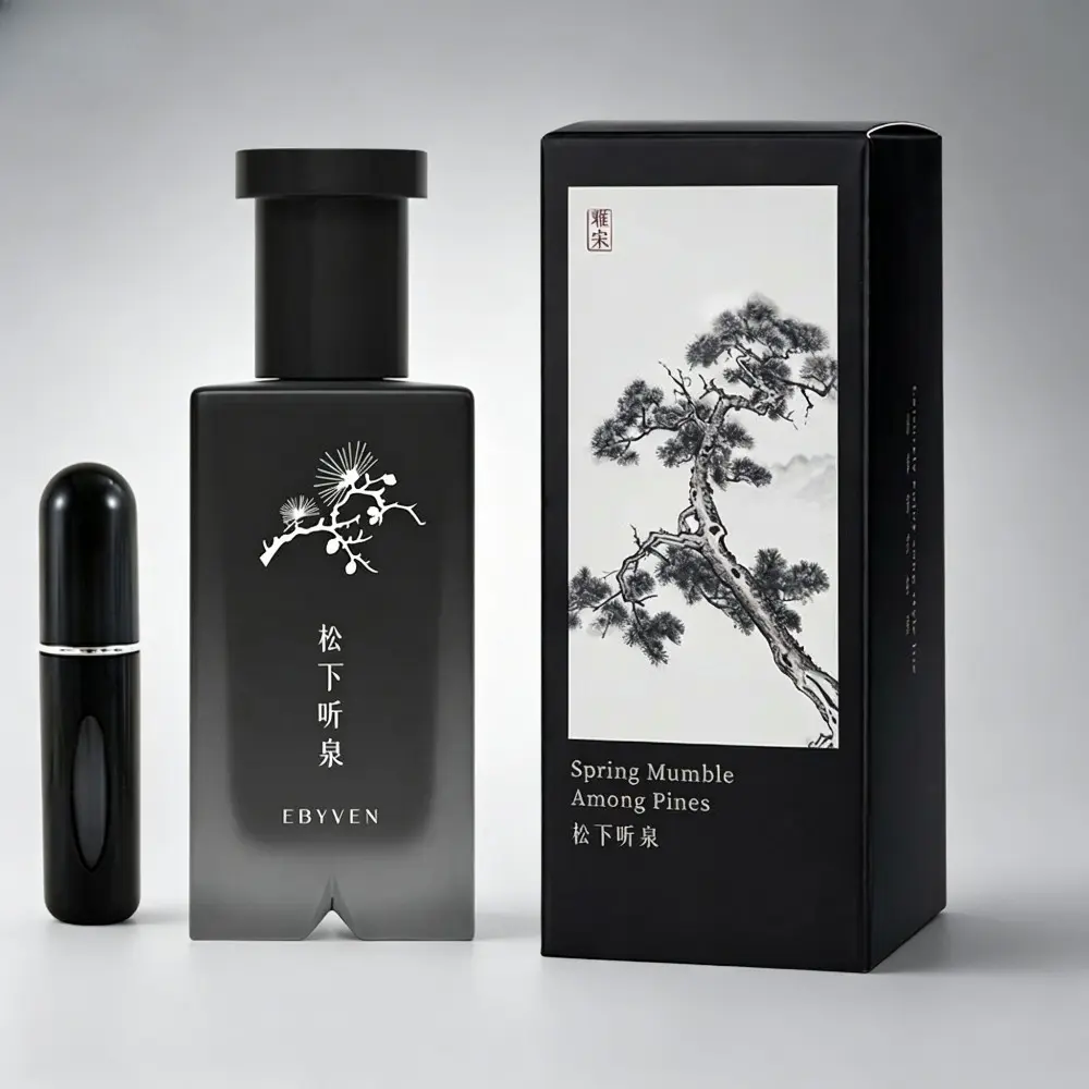 50mlOriental Camellia Perfume for Women + 5ml Refill Bottle, Natural Long-lasting Floral Scent, Ideal Gift