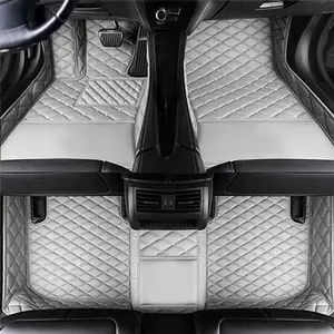 Custom Car Floor Mat For Toyota gt86 2013~2019 Left/Right -hand Drive Auto Interior Accessories Fashion Diamond Styling Leather Carpet Waterproof Design Full Coverage