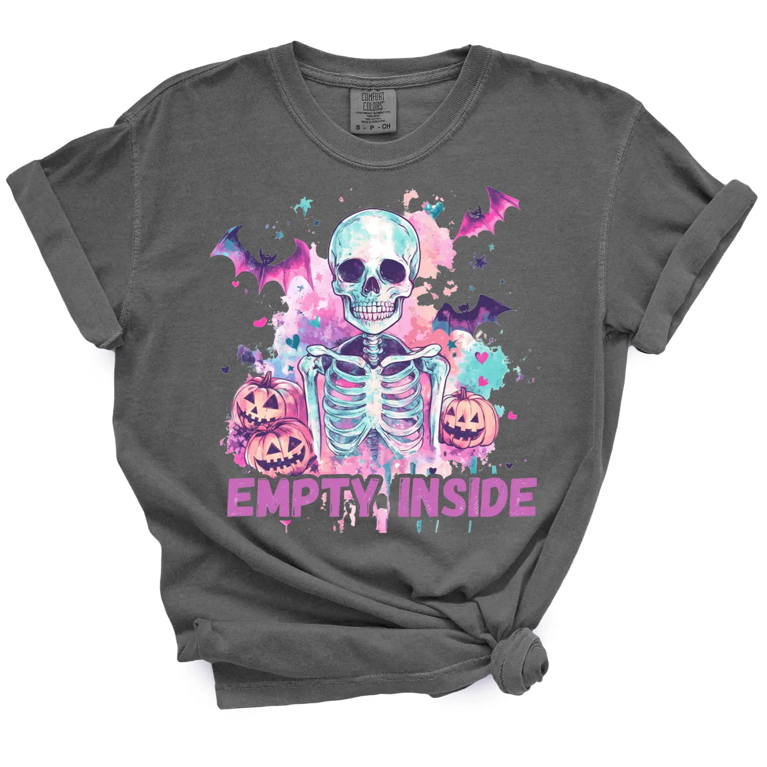 Empty Inside Halloween T-shirt  - Women's T-Shirt - Soft & Breathable Cotton, Unisex Sizing - Fit