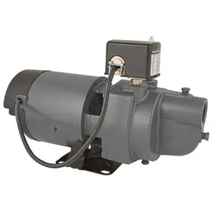 212 MAIN Cast Iron Shallow Well Jet Pump, Flint & Walling-Star Water ES07S Model, 0.75 hp, Dual Voltage for Shallow Well Use (Boating Water Sports Accessory)