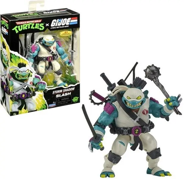 Teenage Mutant Ninja Turtles x G.I. Joe - Stormshadow x Slash Action figurine/statue (TMNT)  [COLLECTIBLES] Action figurine/statue