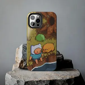 Adventure time finn and jake pixel art Tough Phone Cases - Custom Cartoon Network Phone Cover for iPhone 17 16 15 14 13 12 11