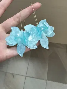 Flower Design Dangle Earrings, Elegant Minimalist Earrings, Fashionable Jewelry for Women & Girls, Trendy All-match & Exquisite Jewelry for Birthday Gift, High Quality Earrings