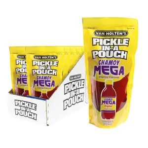 Van Holten's Pickles - Jumbo Chamoy Pickle-In-A-Pouch - 12 Pack Pickled Pickledcucumbers