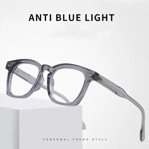 Unisex Simple Anti-blue Light Eyeglasses for Everyday Use, 1 Pair Basic Trendy Eyeglasses for Women & Men, Fashion Accessories for Daily Use, Trendy Casual Eyeglasses