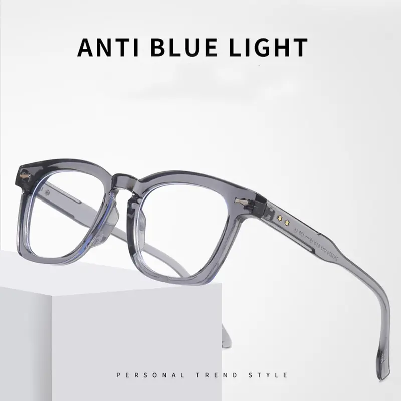 Unisex Simple Anti-blue Light Eyeglasses for Everyday Use, 1 Pair Basic Trendy Eyeglasses for Women & Men, Fashion Accessories for Daily Use, Trendy Casual Eyeglasses
