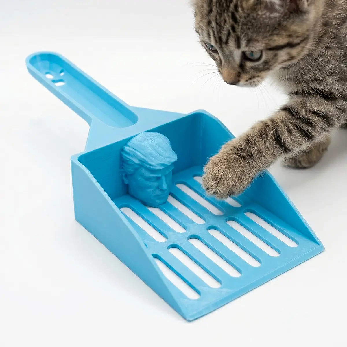 Make Pooper Scooper Great Again | Funny Cat Litter Scoop | Gag Gift for Cat Mom | Political Humor Cat Accessory