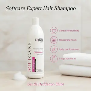 Expert Hair Shampoo Soft Care 1L/33.81fl.oz Cleansing Conditioner Gentle Moisturizing Nourishing Foam Cleanser
