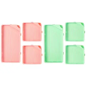 6 Pcs Rhinestone Tray Organizer Plastic Bead Sorting Trays Organizer Diamond Art Storage Containers Diamond Painting Accessories and Tools for DIY Art Craft