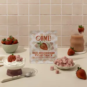 Freeze-Dried Strawberry Yogurt Crunch