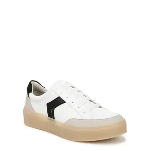 Dr. Scholl's Women's Madison Lace Sneaker White/Oyster Smooth 8 M