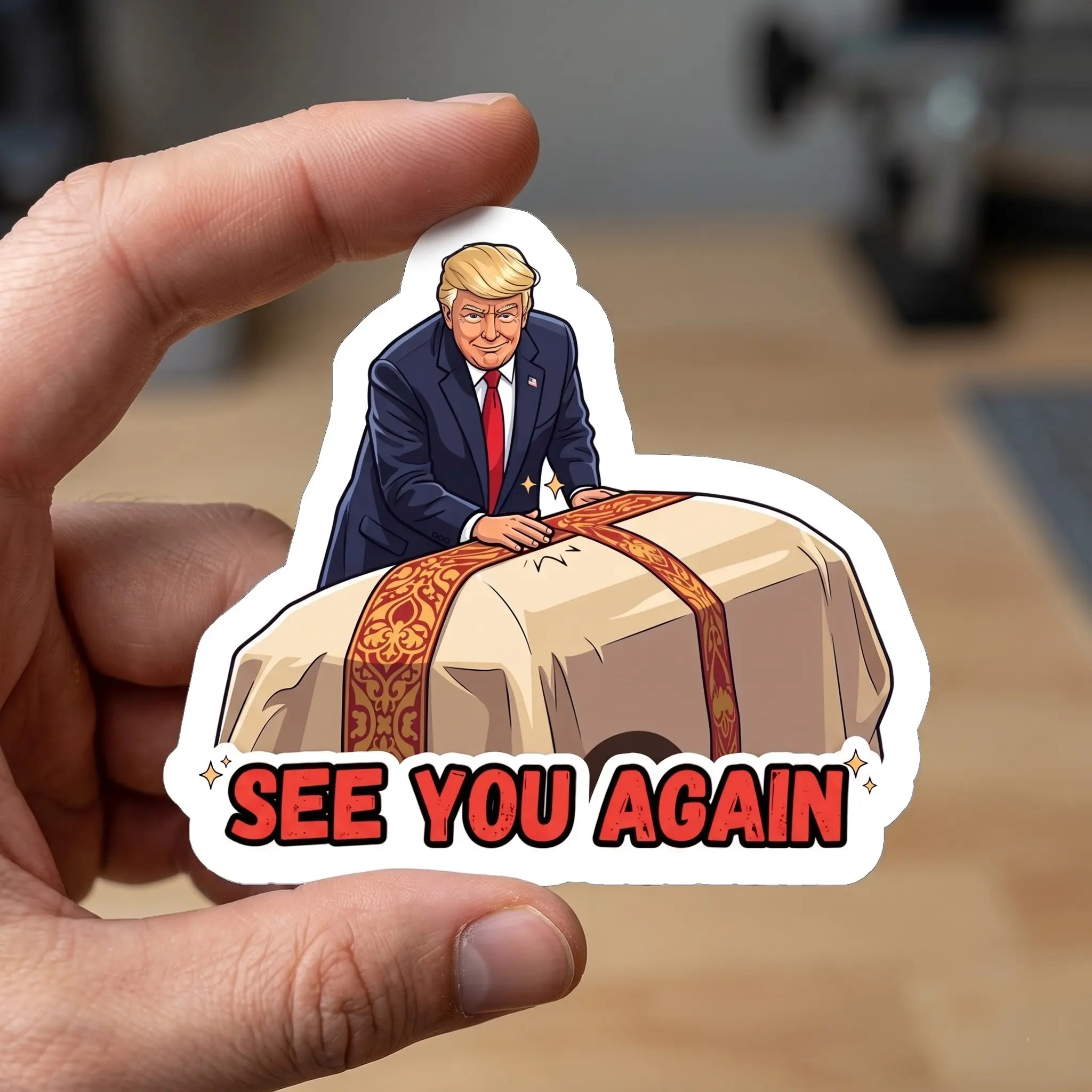 [Sticker] Trump See You Again Sticker, Gift For Fan
