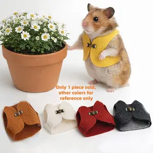 Hamster Vest Squirrel Adjustable Harness Jacket, Universal Fit Pet Clothing for Mice, Comfortable and Stylish, Stylish Appearance