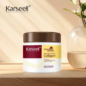 Karseell Collagen Hair Mask with Argan Oil – Deep Repair Conditioner for Dry, Damaged Hair, All Hair Types – 16.9 fl oz (500 ml)