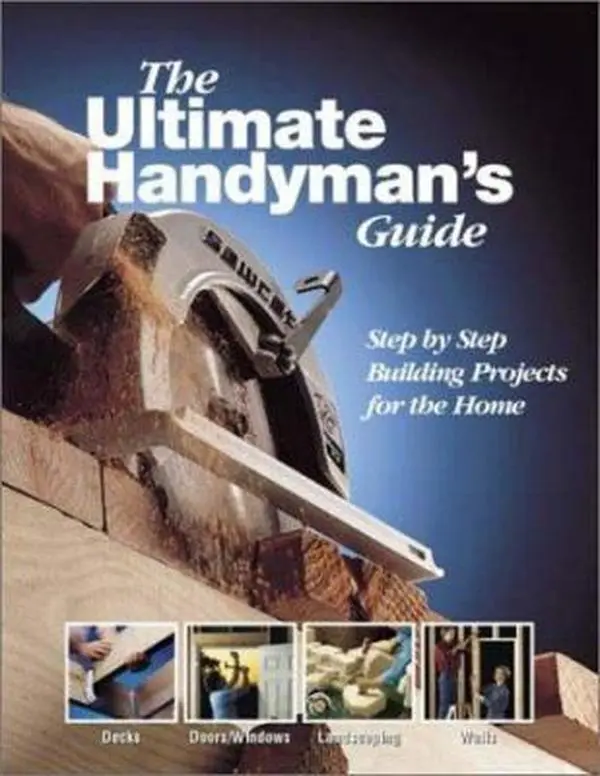 USED Book - The Ultimate Handyman's Guide: Step by Step Building Projects for the Home by Rh Value Publishing (Hardcover) - english