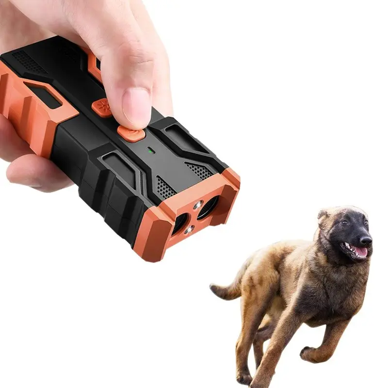 Rechargeable Sonic Dog Repeller, 1 Count Safe Sonic Frequency Transmitter, Anti Bark Device for Dogs, Professional Dog Training Tool