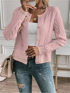 Women's Plus Size Sweater Cardigan, Comfortable Fall Winter Fashion, Layered Wear & Daily Use, Stylish Knitwear for Women