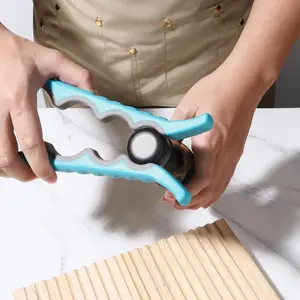 4 in 1 Multifunctional Non-Slip Jar Opener, Designed for Seniors and Arthritis Patients, Comfortable Grip, Durable Plastic Kitchen Tool Utensils