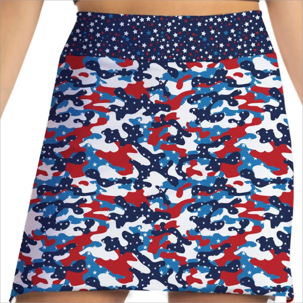 CAMO USA SKORT