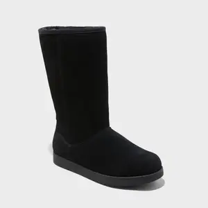 Women's Sarah Suede Shearling Winter Boots - Universal Thread