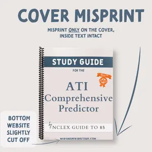 *COVER MISPRINT* Hardcopy ATI RN Comprehensive Predictor Study Guide ©