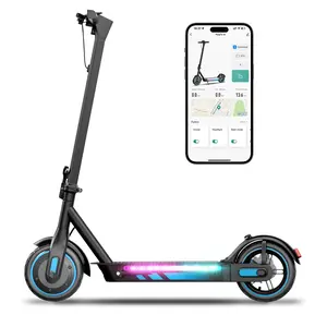 V10,V10 PRO Adult Foldable Electric Scooter, Powerful Motor, Shock Absorption Honeycomb Tire, Long Range High Speed E-Scooter with LED Light APP Control Portable Commuter Electric Scooter for Adult Outdoor Travel