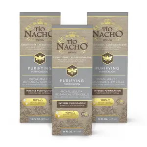 Tio Nacho Conditioner, Purifying with Royal Jelly,3 Pack, Infused with Botanical Stem Cells for Intense Hair and Scalp Purification + Detoxifying Balance, 14 Fluid Ounces - 3 Pack