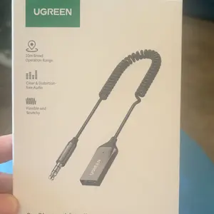 UGREEN Aux to Bluetooth 6.0 Adapter Wireless Receiver for Car Hands-Free with Built-in Microphone AUX 3.5mm Stereo Audio - Dealsforyourdays Auxiliary Cord Grey,TikTokShopBlackFriday,TikTokShopCyberMonday,TikTokShopJumpstartSale