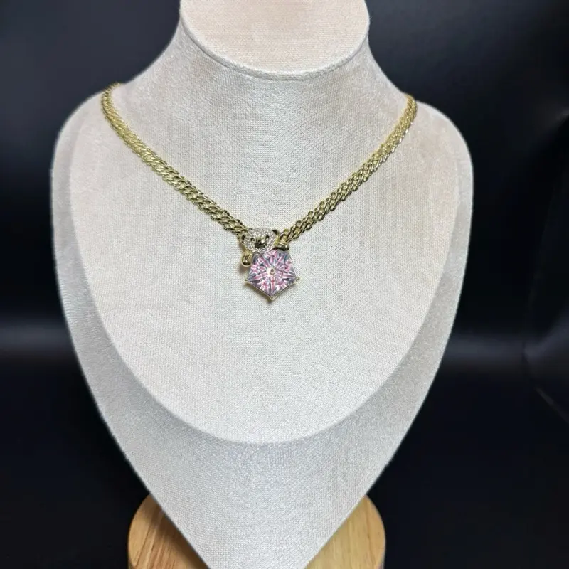 14k Gold Plated  COD#0218 Spain Necklace with Bear , dolphin or turtle Pendant - 18 inches Fashion Accessory