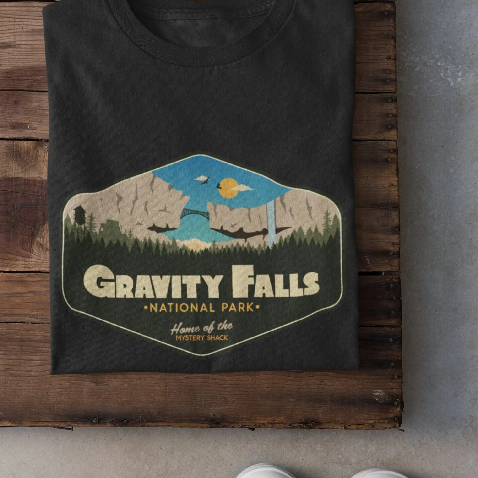 Gravity Falls National Park Shirt, Gravity Falls Shirt, Gravity Falls T-Shirt, Mystery Shack T-Shirt, Dipper & Mabel Pines T-Shirt FES00T