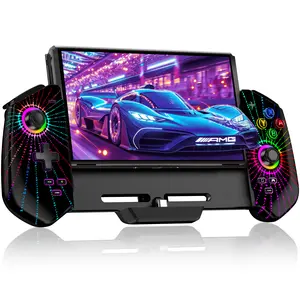 BEBONCOOL Switch Controller with Hall Joystick for Nintendo Switch/OLED, One-Piece Wired Switch Pro Control with Turbo/4 Game Slot/Vibration, Handheld Joypad Controller for Nintendo Switch Controller