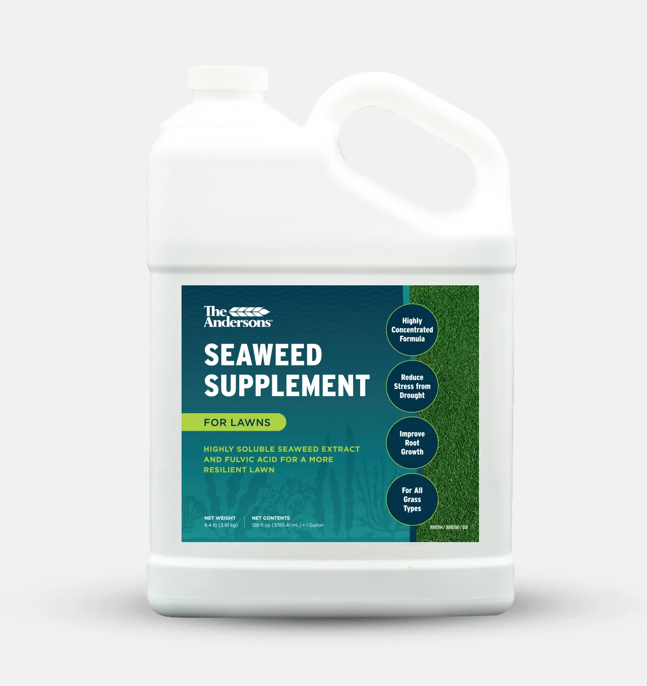 The Andersons Seaweed Supplement for Lawns with Highly Soluble Seaweed Extract and Fulvic Acid - Reduce Lawn Stress from Drought and Improve Root Growth