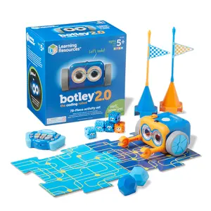 Learning Resources Botley The Coding Robot 2.0 Activity Set - 78 Pieces, Ages 5+, Coding Robot for Kids, STEM Toys for Kids, Early Programming and Coding Games for Kids