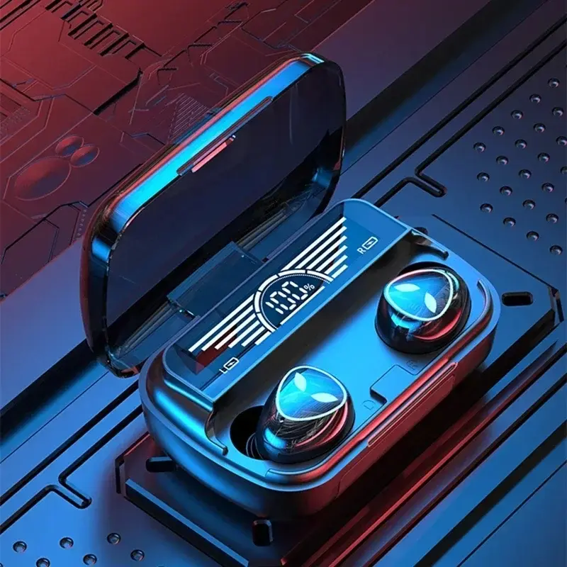 New Alien Wireless Running Sports Bluetooth-compatible Earbuds, Battery Indicator, Personalized Stereo Sound, Long Lasting In-Ear Headphones, Noise Cancelling