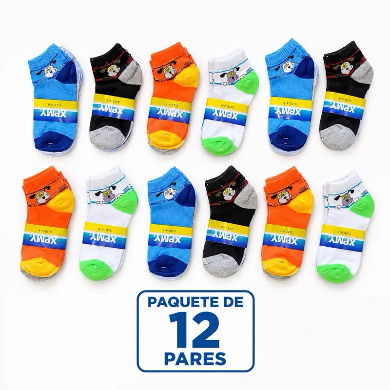 Ankle Socks - Assorted Colors & Designs,All Seasons, Breathable, Flexible Fit