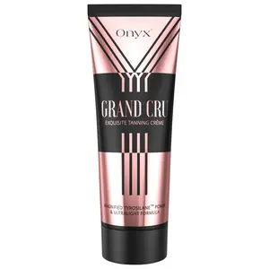 Onyx Grand Cru Tanning Lotion for Tanning Beds - Ultra Light Formula with Aloe Vera, Avocado Oil & Almond Oil, Alcohol Free, 6.76 fl. oz. Accelerator Body Care