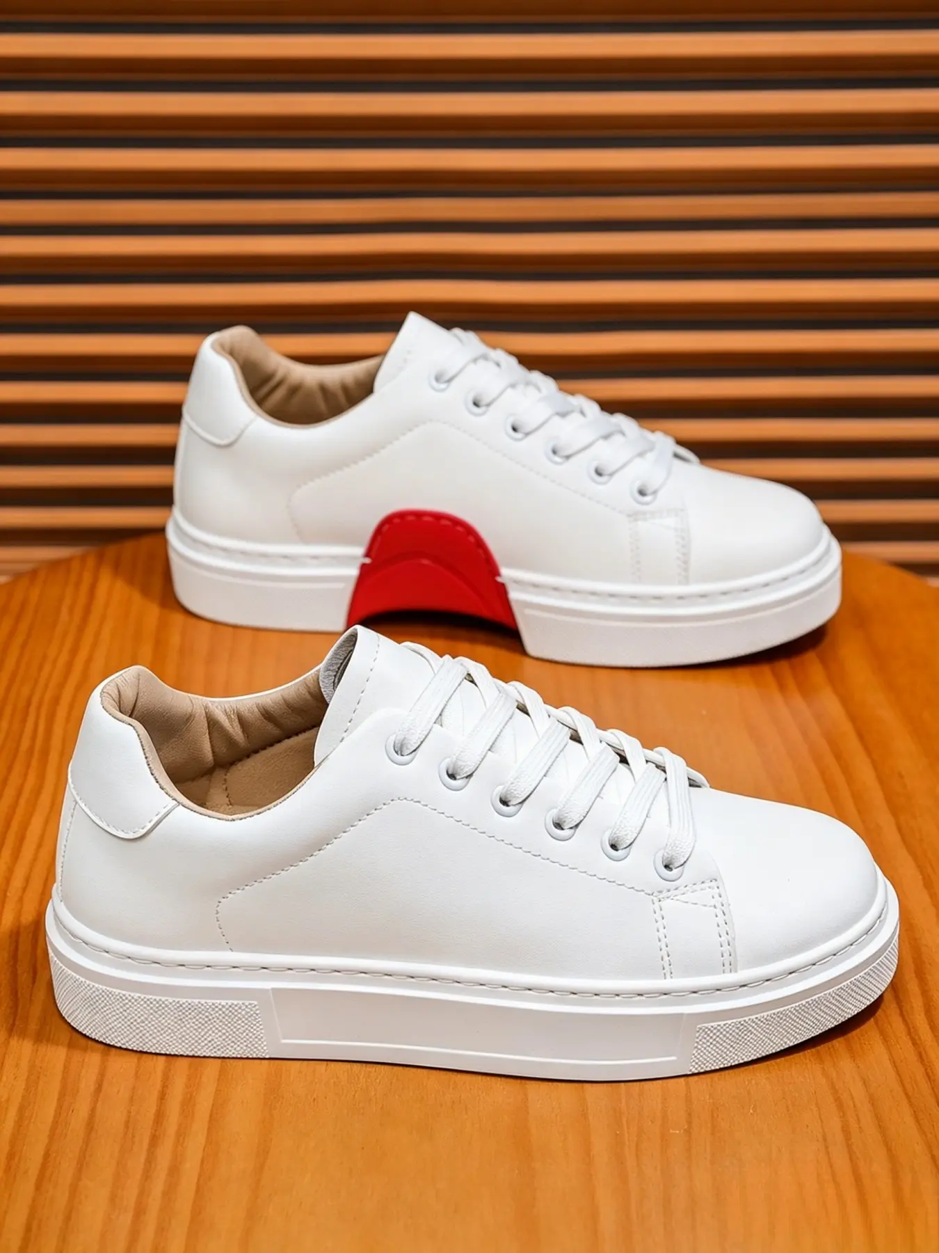 Men's four-season new soft-soled white sneakers, comfortable for all-day wear, versatile casual board shoes for daily commuting and office use Walking Shoes