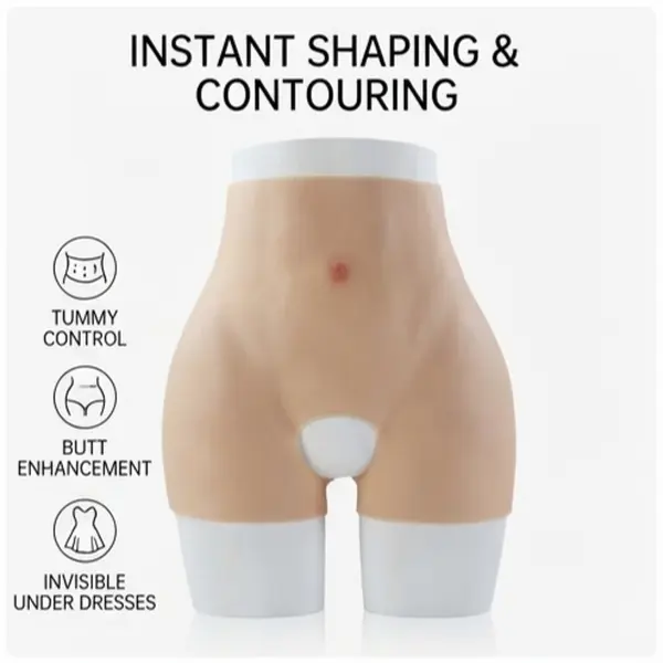 Seamless butt-lifting underwear for evening dresses — soft, stretchy fabric with a sculpting core and dual effects for lifting and shaping the buttocks, gentle on sensitive skin, invisible all night long.